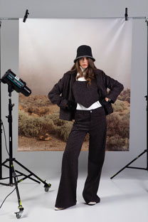 Ženski džemper dugih rukava sa rolka kragnom Tiffany Production